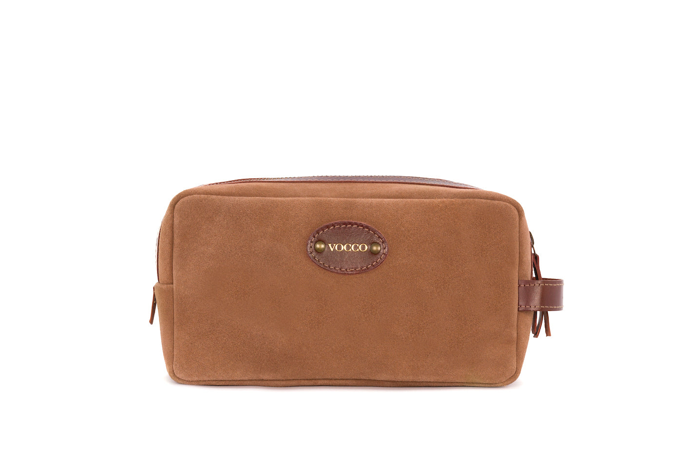 Vocco Hazelnut Leather Toiletry Case - Vocco
