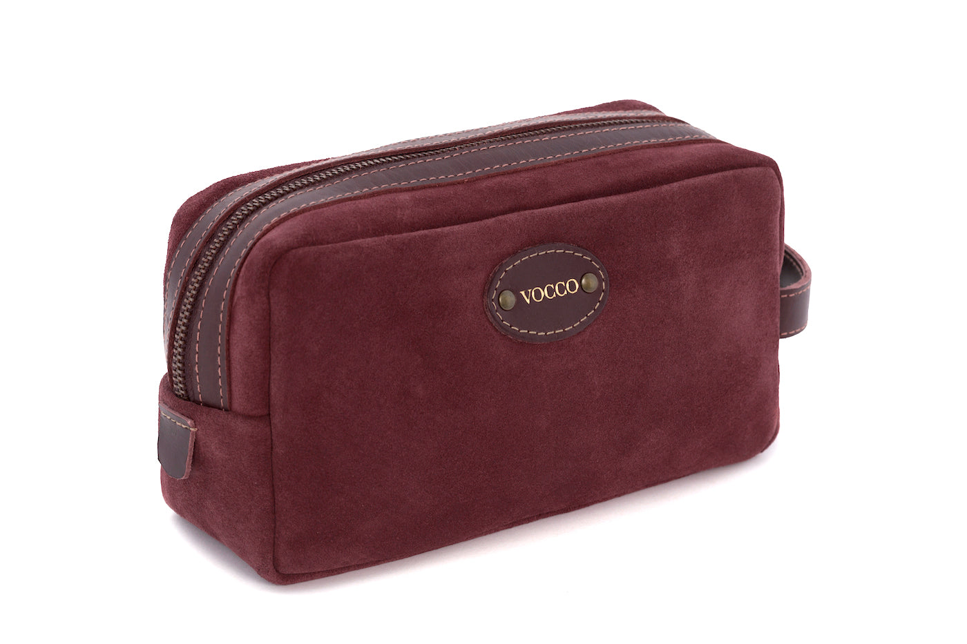 Vocco Terracotta Leather Toiletry Case - Vocco