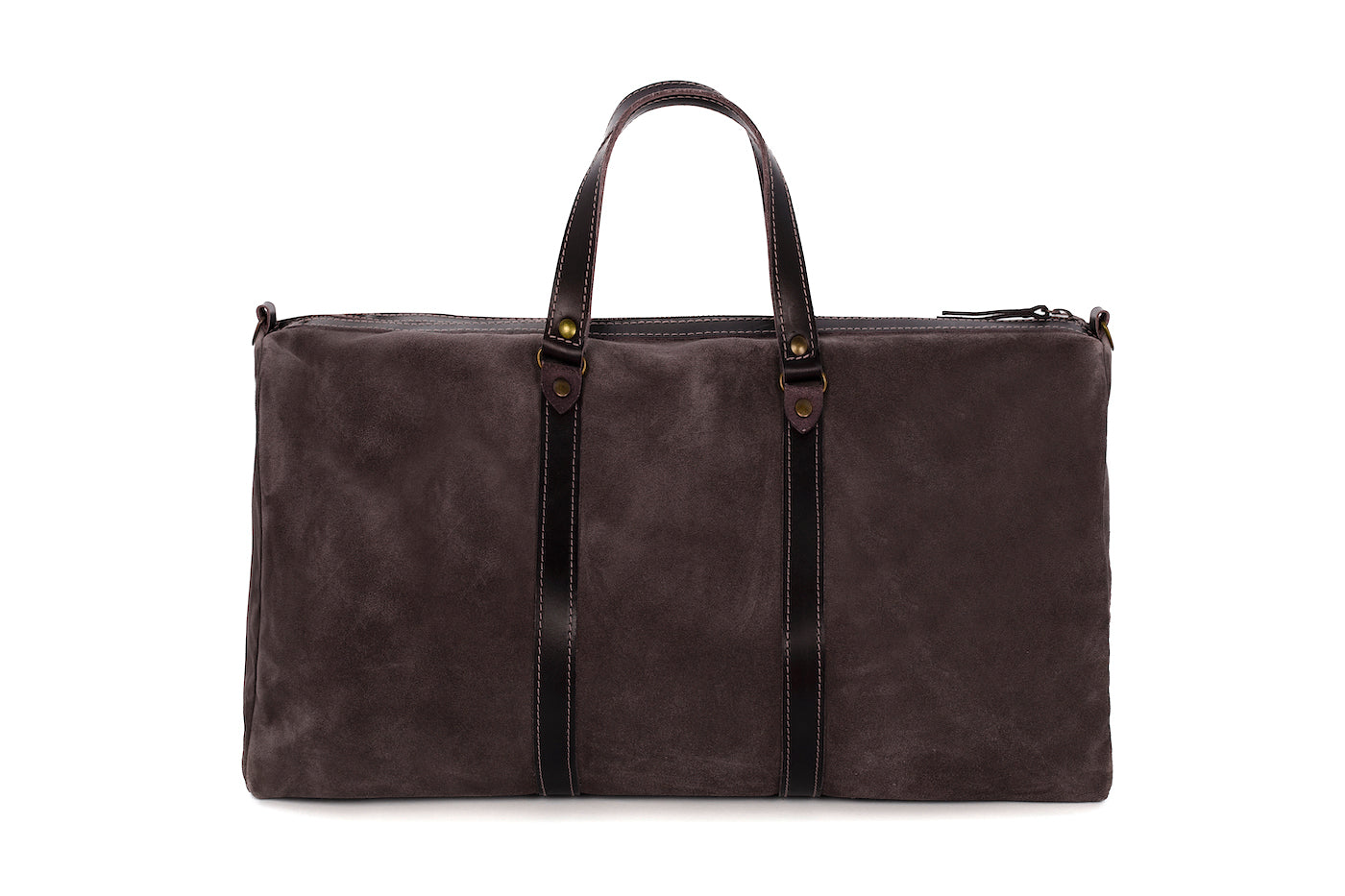 Vocco Taupe Leather Weekender Bag - Vocco
