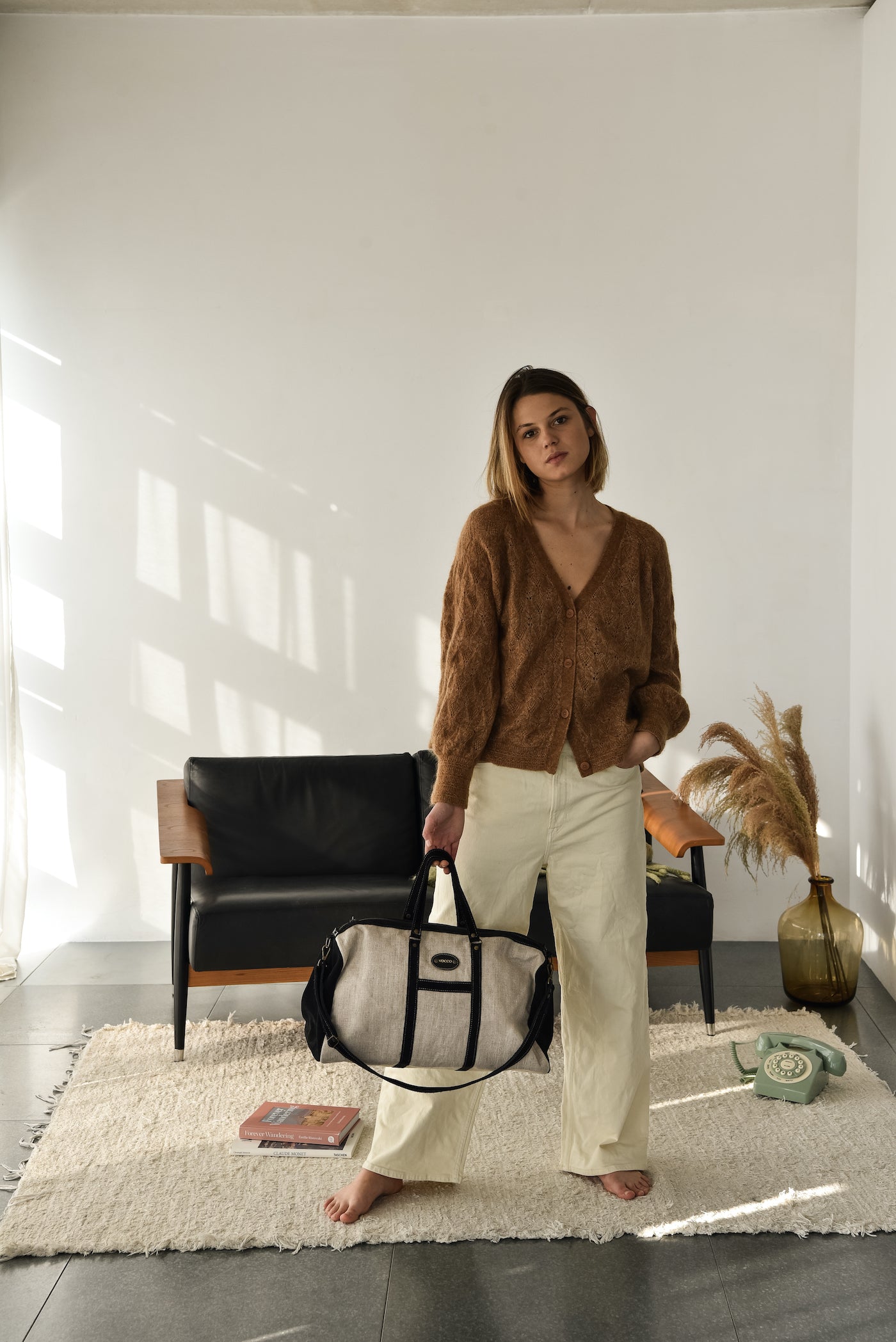 <tc>Bolsa de fin de semana Vocco Mediterráneo Negro</tc>