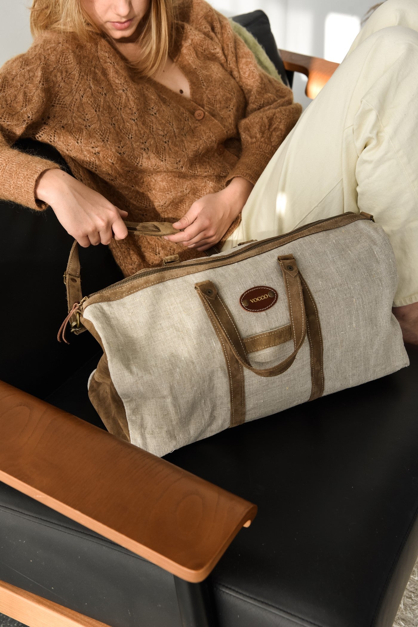 Vocco Weekender Bag Mediterraneo Walnut Brown