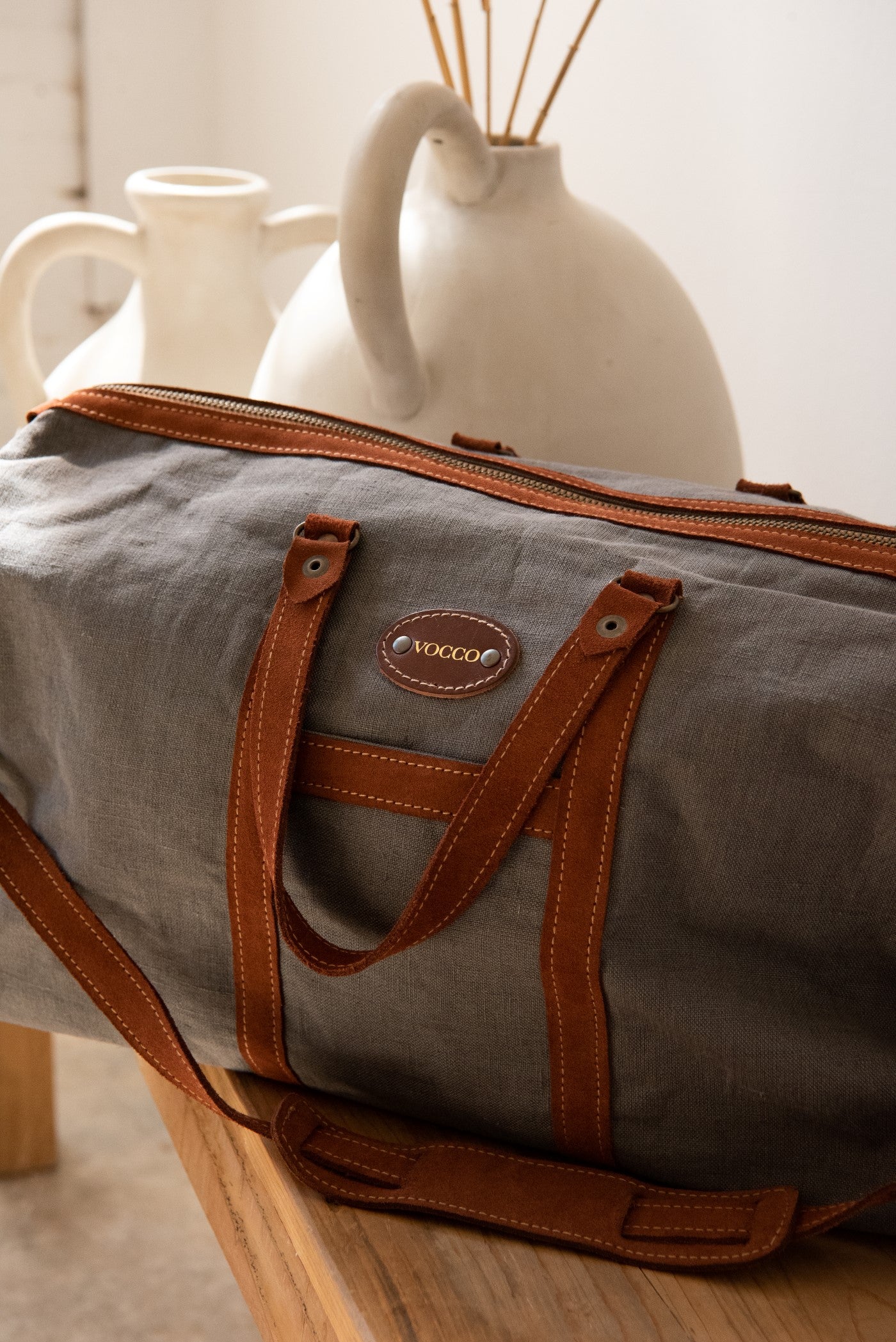 Vocco Weekender Bag Mediterraneo Grey - Vocco