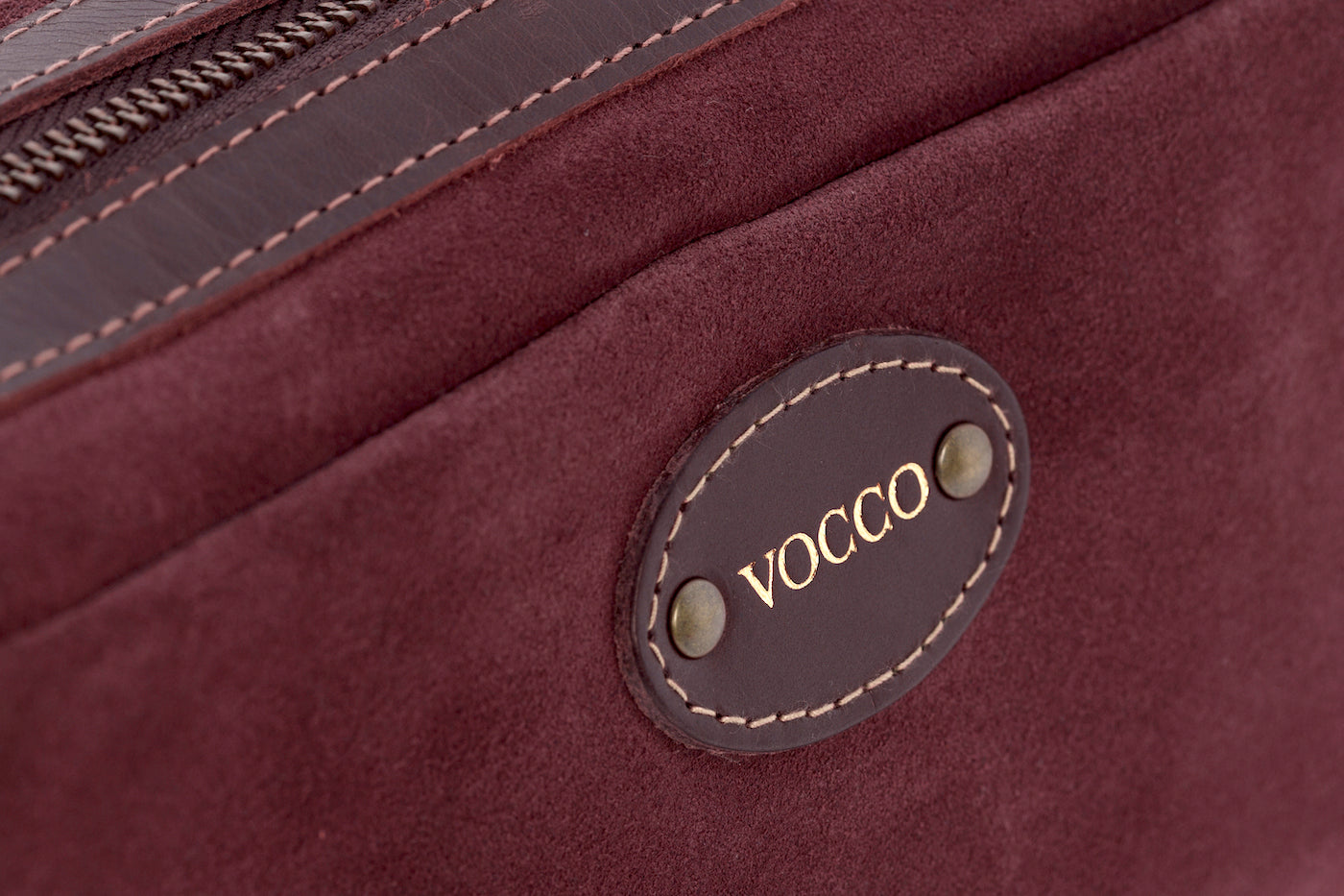 Vocco Terracotta Leather Toiletry Case - Vocco