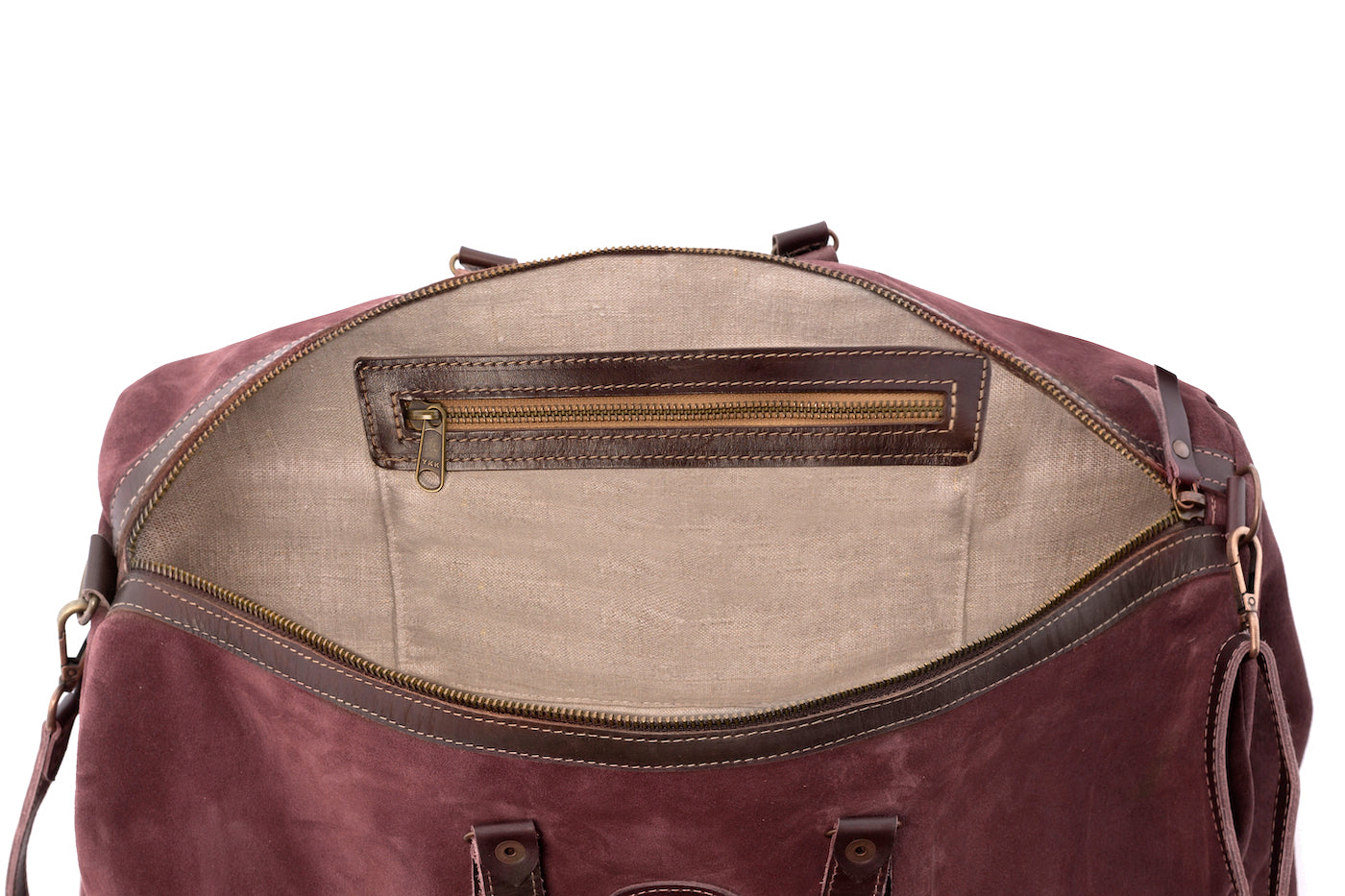 Vocco Terracotta Leather Weekender Bag - Vocco
