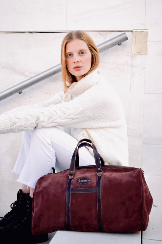 Vocco Terracotta Leather Weekender Bag - Vocco