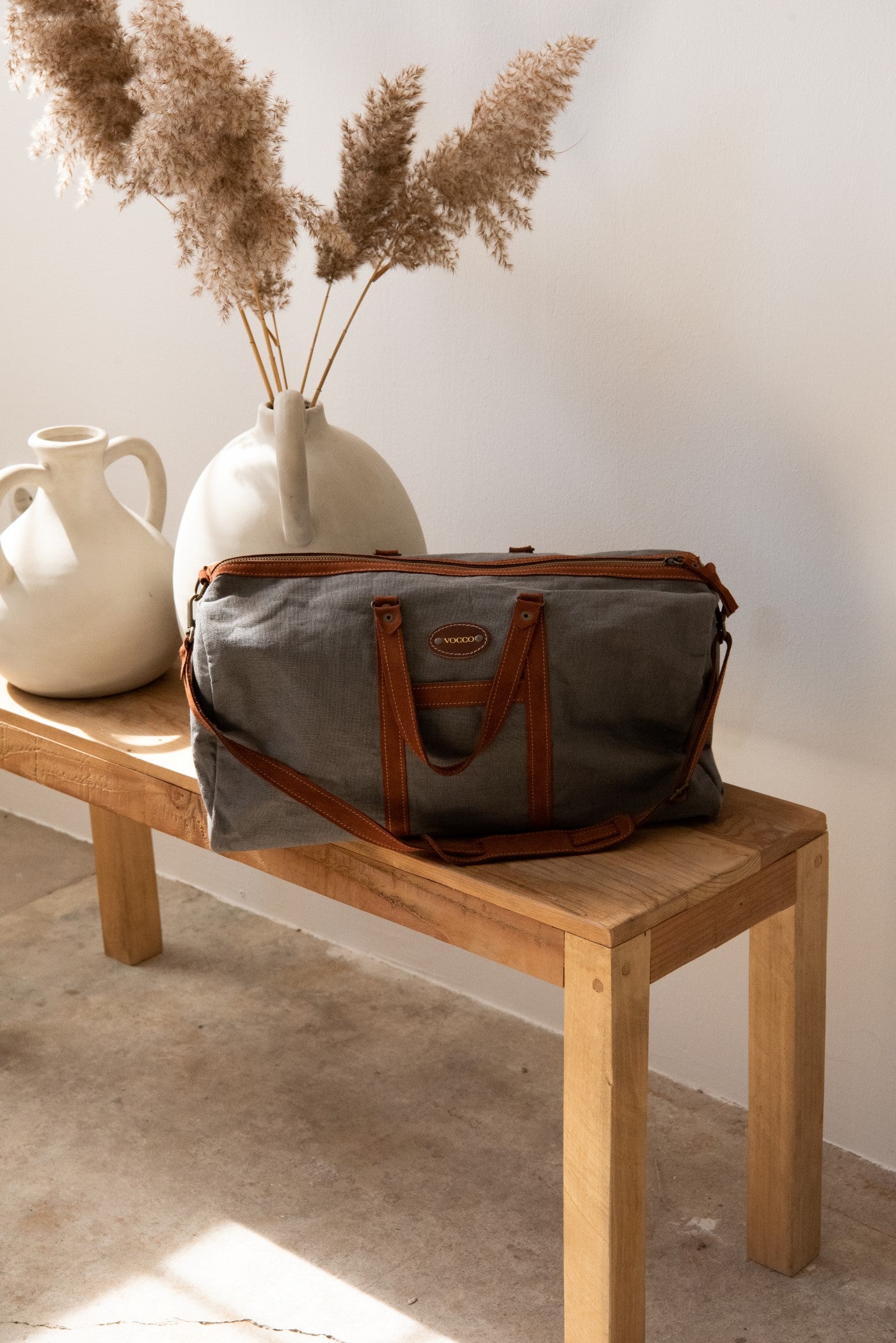 Vocco Weekender Bag Mediterraneo Grey - Vocco
