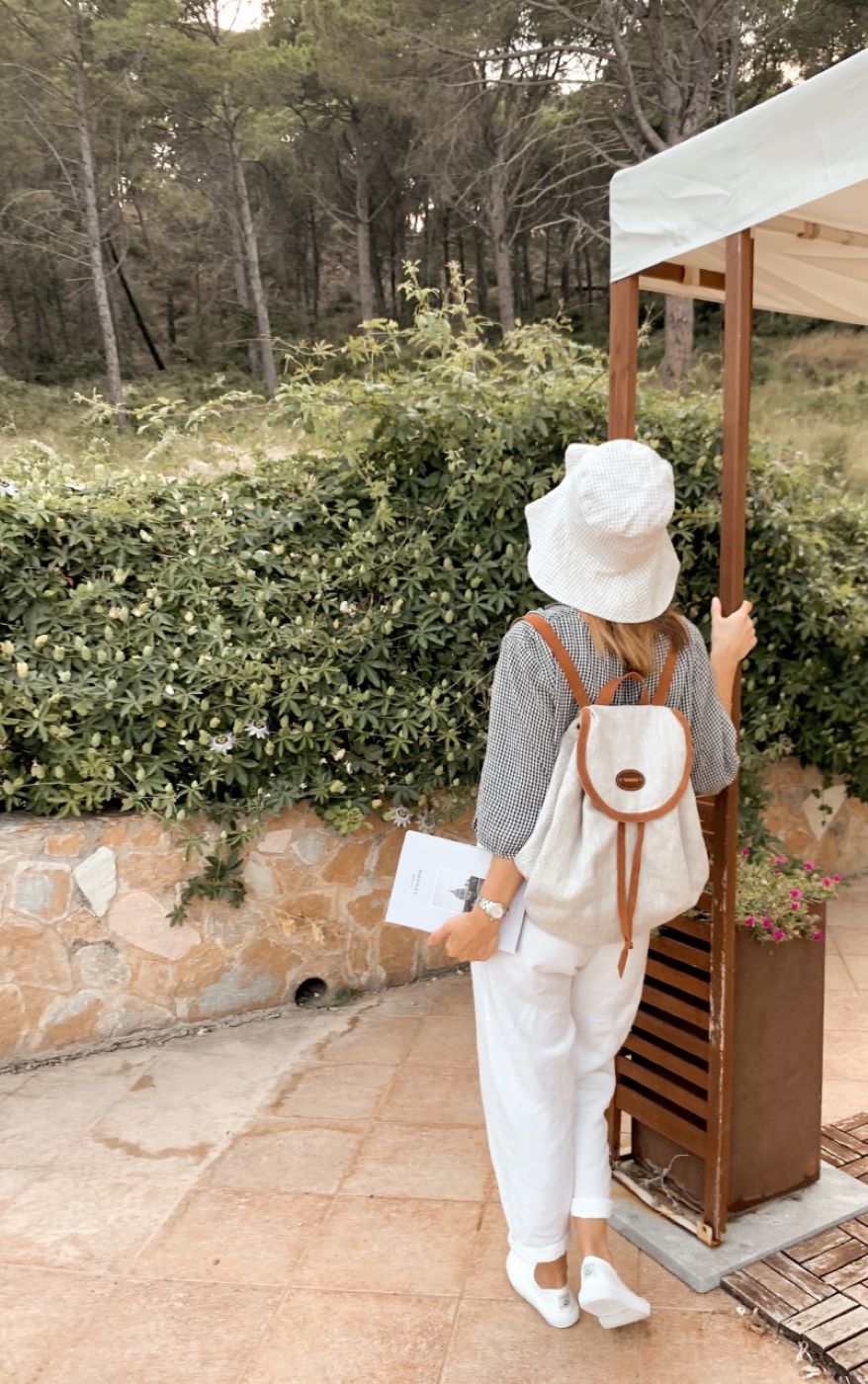 Vocco Linen Backpack Tobacco - Vocco