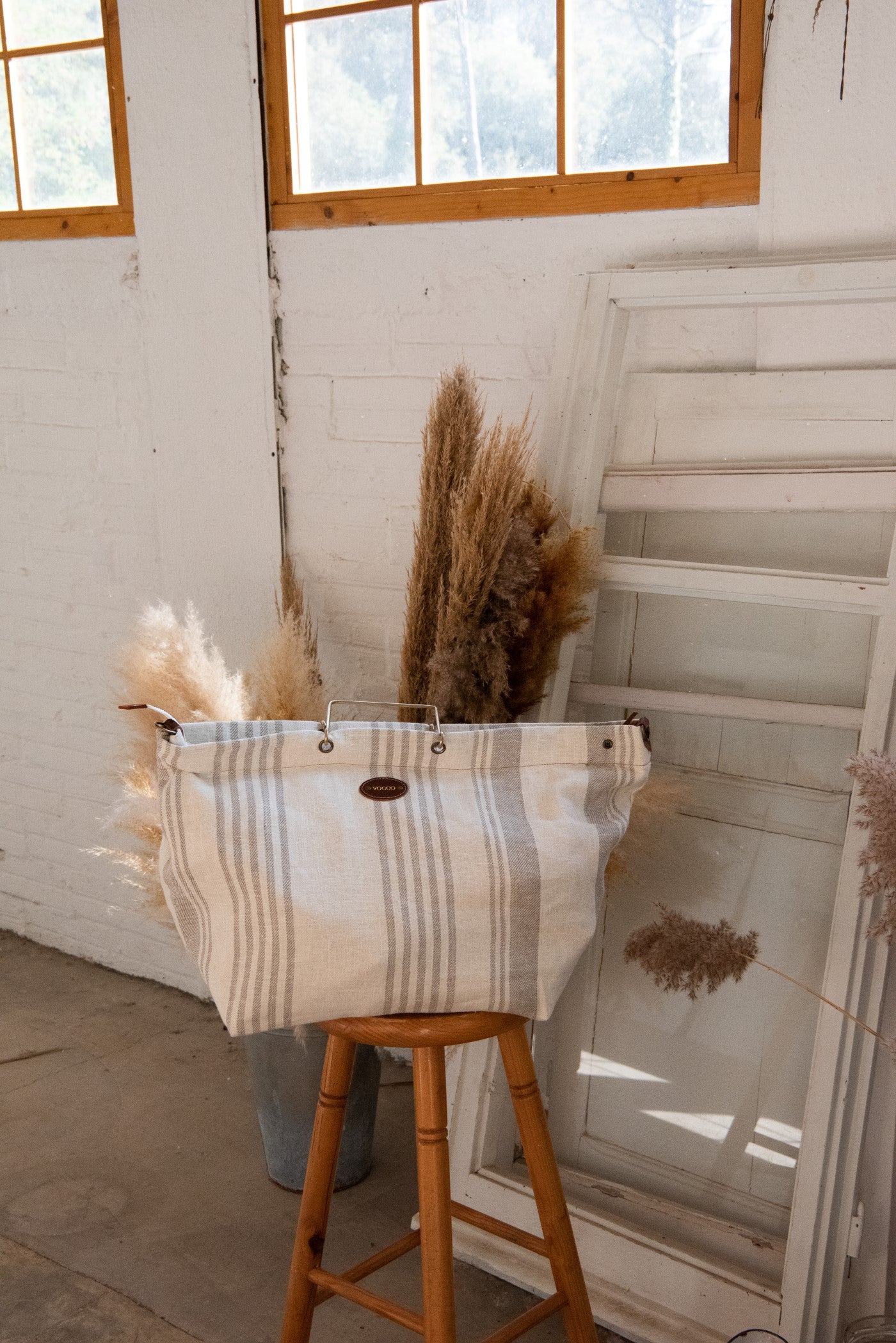 Vocco Linen Beach Bag Linum Cream - Vocco